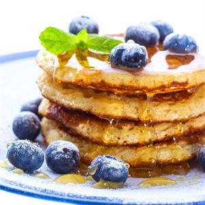 0007076 Gofoods Premium Blueberry Pancakes 300