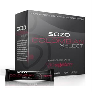 0009035 Sozo Select Colombian Instant Coffee 30 Sachets 300