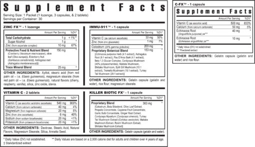 10231 Ygy 10231 Seasonal Immune Support Pak Suppfacts 1015