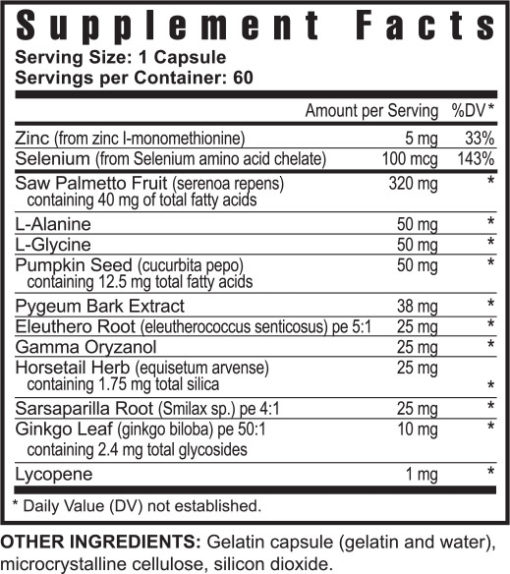 20682 Ygy 20682 Ultimate Prost Fx Suppfacts 0614